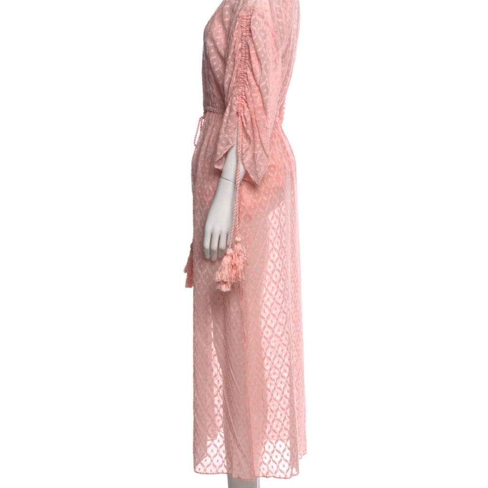 ALICE + OLIVIA BY STACEY BENDET small pink Esmeralda Silk-Blend Dress - Picture 5 of 5